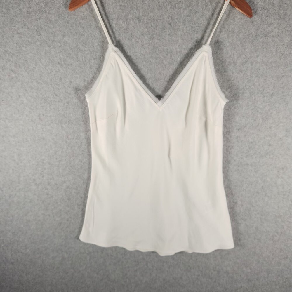 NWT Frame Satin Off-White Camisole Women's Size XS - Picture 4 of 12